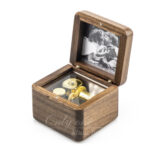Walnut Photo music box