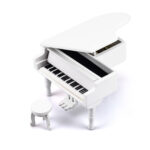 Piano music box - white