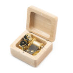 Maple wooden music box