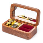 Rosewood ring music box