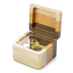 Mixed wood music box
